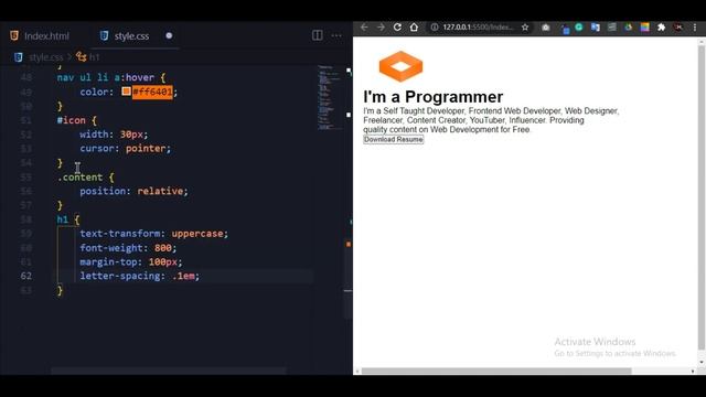 How To Make Website With Dark Theme Using HTML, CSS & JavaScript