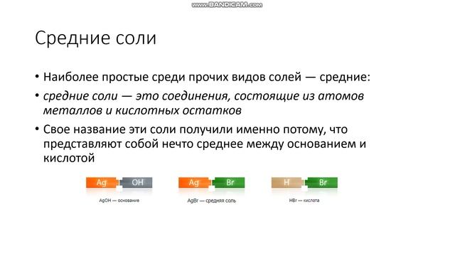 5, 8 класс Соли Средние соли Поваренная соль смотреть онлайн