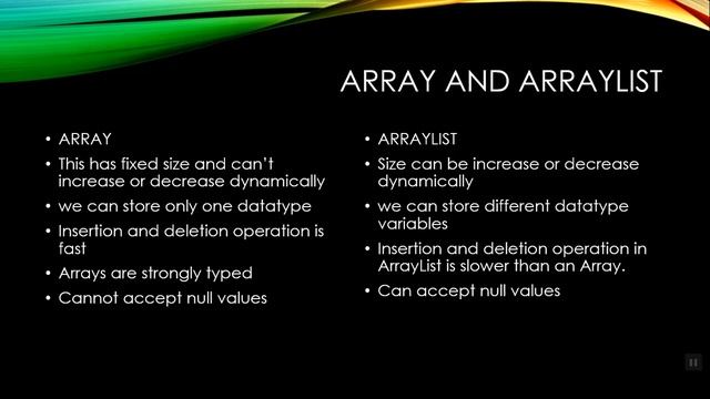 #8 Difference Between Array and ArrayList? | C# Interview Q & A in Tamil смотреть онлайн
