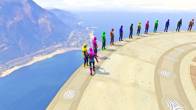 GTA 5 Epic Ragdoll Spiderman vs Super heroes funny Ragdolls EP.17 (euphoria physics) смотреть онлайн