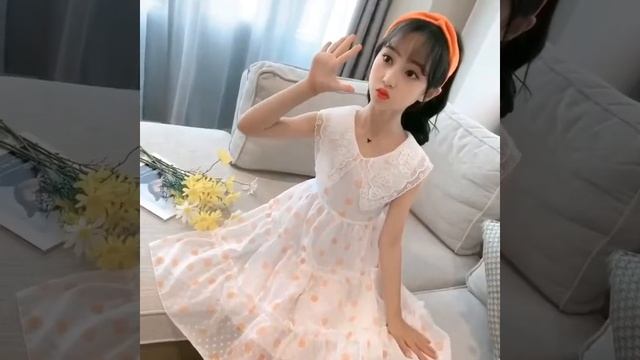 Girls Summer Cute Princess Costume Party Beautiful Birthday Dress пышное детское нарядное платье смотреть онлайн