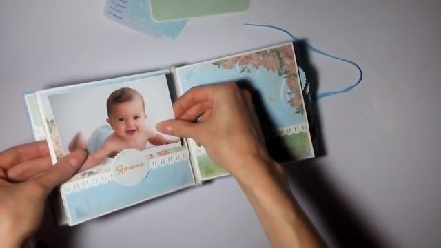 Детский альбом ручной работы для мальчика. Скрапбукинг // Baby album handmade for boy. Scrapbook смотреть онлайн