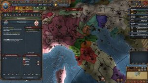 EU IV 1.33 Франция №8 - Второе разделение Англии и Хорватия (Big Blue Blob)