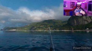 Real VR Fishing, Oculus Quest 2. Shark tank and tour. Check out my BIG FISH!!