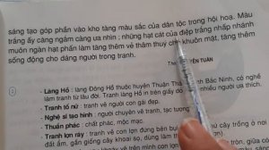 Tiếng việt 5: tuần 27: Tranh làng Hồ và phần chính tả.