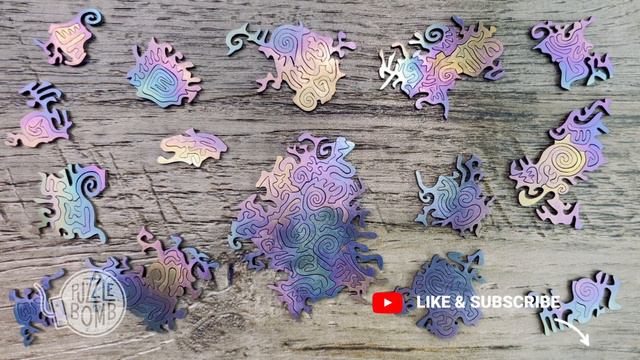 Lazels - Anomaly I Metal Puzzle Timelapse смотреть онлайн