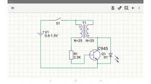 Как запитать светодиод от одной батарейки/как сделать аварийный фонарик