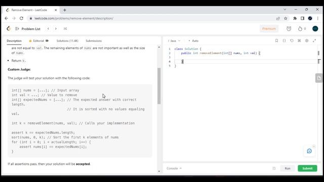 10. Remove Element - leetcode | Java DSA LeetCode Solutions
