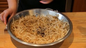 МАРИНОВАННЫЕ СОЕВЫЕ РОСТКИ.САЛАТ ИЗ ПРОРОСШЕЙ СОИ.