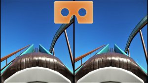 Water Roller Coaster 3D SBS VR box google cardboard video