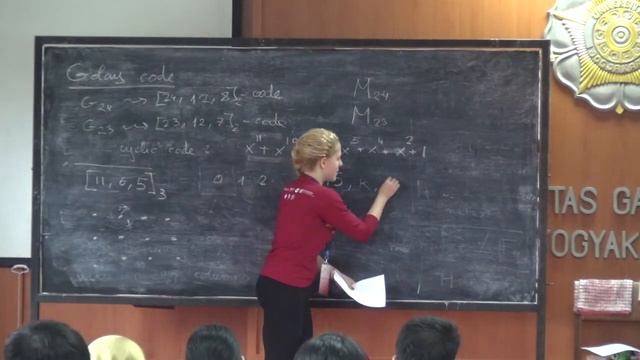 "Coding Theory" (Part. 2/4) by Prof. Elisa Lorenzo García смотреть онлайн