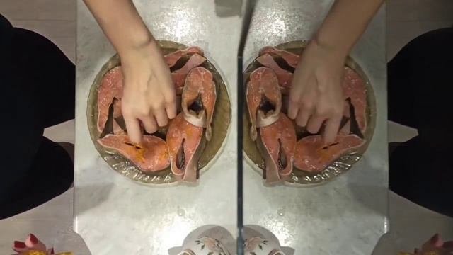 Рыбные стейки на гриле Kitfort kt-1636 смотреть онлайн