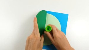 Поделка АРБУЗ из Бумаги Летние поделки из бумаги для детей Бумажный Арбуз Paper Watermelon Tutorial