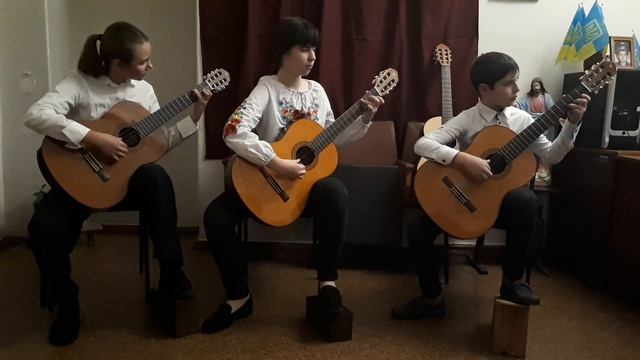 Тріо гітаристів Узинської ДШМ ПронінП. Проніна О. Коцюба А. "Колискова" обр. Е. Войтенка смотреть онлайн