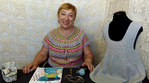 Сарафан "Жемчужинка". Вязание крючком для детей от О. С. Литвиной.