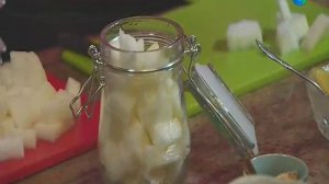 Оригинальный рецепт дыни под сладким маринадом.