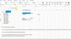 Index Match Function Using Excel Formula and  VBA