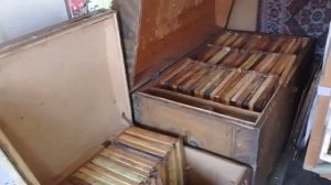 Хранение мёдо- перговых рамок Раритет на пасеке