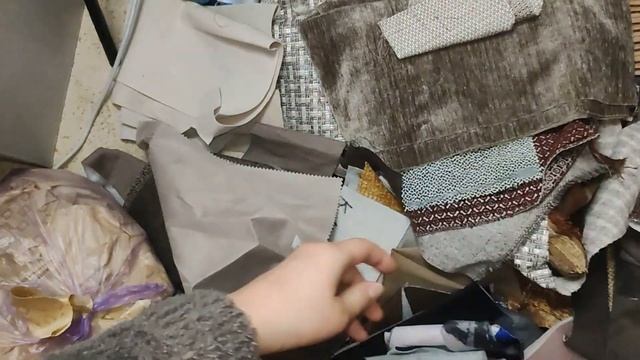 25 кг лоскута, распаковка мебельной ткани для шитья и творчества смотреть онлайн