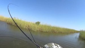 На рыбалку с чеченцами. Каспийское море. Что поймали на удочку за час!)