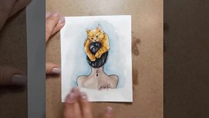 Как защитить акварельный рисунок
