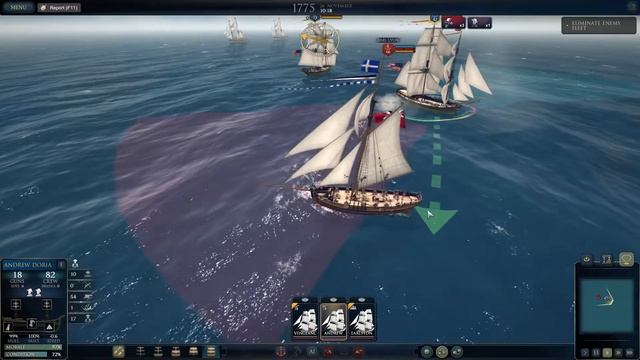 Ultimate Admiral: Age of Sail US Campaign Ep3 Letter of Marque смотреть онлайн