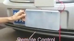 Электрохромная защитная пленка номер автомобиля