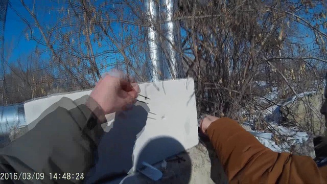 Испытание крепежа для монтажа сайдинга в газоблок.