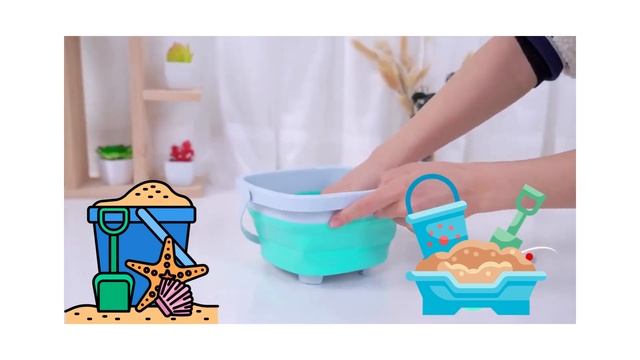 Набор складной для игры в воде и песке + совок и грабли смотреть онлайн