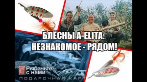 Юбилейное видео! 3900-4000. Блёсны A-Elita: незнакомое - рядом!/ A-Elita: the unknown is near!