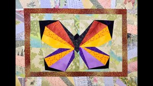 Лоскутный эфир 507а.Чертежи, схемы, примеры блока "Бабочка" см. по ссылке https://clck.ru/34nt2r