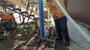 Бурение скважины 29 метров с обустройством 125 труба. Казань наш телефон 89033445320