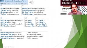 American English File 2nd Edition Starter Part 10B
