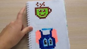 РИСУНКИ ПО КЛЕТОЧКАМ 120 ИДЕЙ РИСУНКОВ ПО КЛЕТОЧКАМ