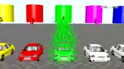 Красим машины и учим цвета - Развивающий мультфильм про машинки для детей