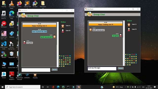 GUI Chat Application Using Tkinter In Python| Chat GUI In Tkinter| Chat App Using Socket In Python. смотреть онлайн