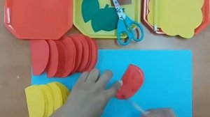 Объемная аппликация "Фрукты"