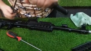 Установка цевья CAA на Сайгу МК исп 030 7,62х39