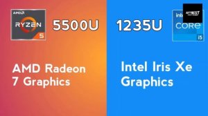 AMD Ryzen 5 5500U vs INTEL Core i5 12th Gen 1235U | i5 12th Gen VS Ryzen 5 5500U | [LANGUAGE- HINDI