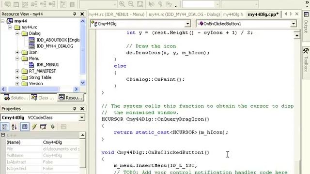 Visual C++. Разработка меню. Программное добавление элементов. Урок 23 смотреть онлайн