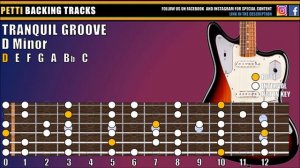 Tranquil Groove Backing Track in D Minor