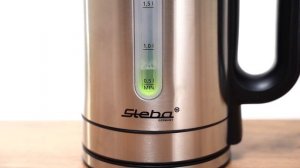 Чайник Steba WK 21 INOX с цветной индикацией температуры