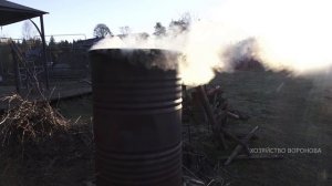 Если жечь весенний мусор, то только в бочках