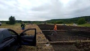 Археологические раскопки в городе Бобров