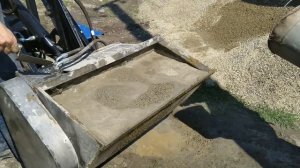 Мини погрузчик БУРЛАК. Заливка фундамента.