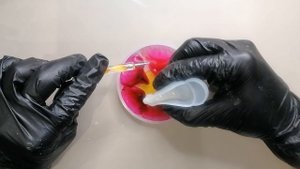 Смола и спиртовые чернила - великолепные 3D цветы