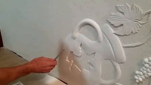мастер класс(виноградная лоза)на стене своими руками