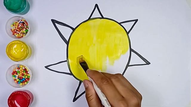 Bolalar uchun quyosh chizish / Draw a Sun for children / нарисовать солнышко детям смотреть онлайн