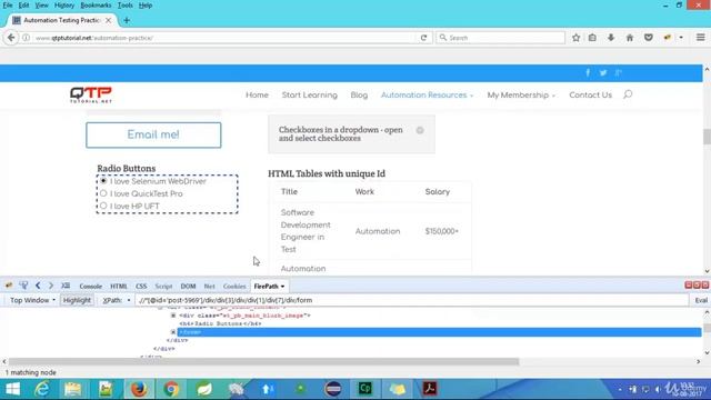 Xpath (xml path) locators in Selenium WebDriver - learn Selenium WebDriver