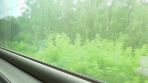 Рязань-2 - Москва-Казанская из окна поезда Адлер - Москва